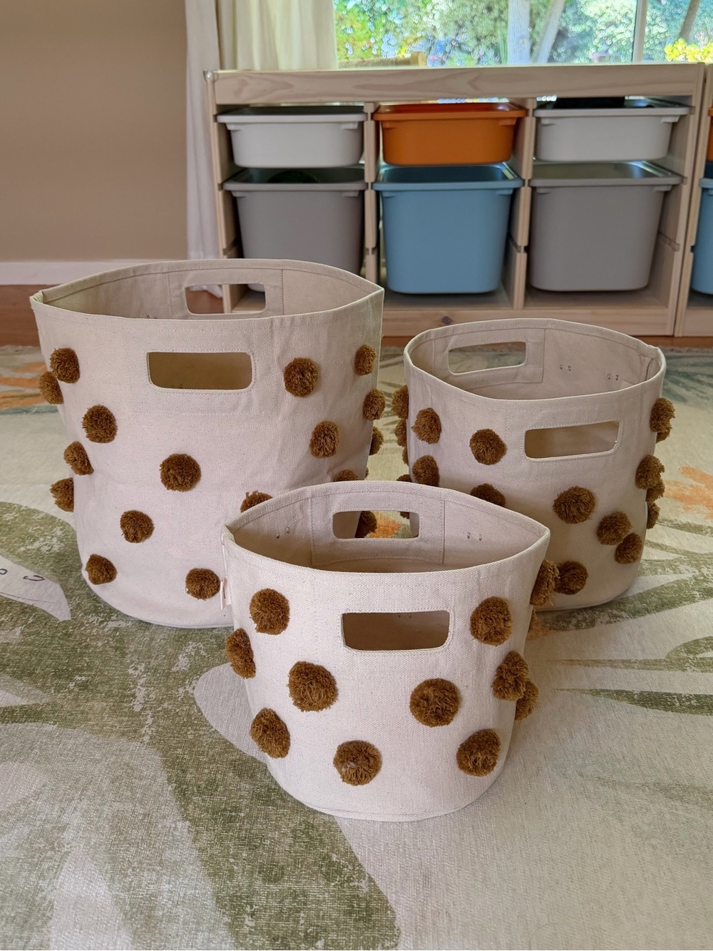 Pehr Pom Pom Baskets - Dijon